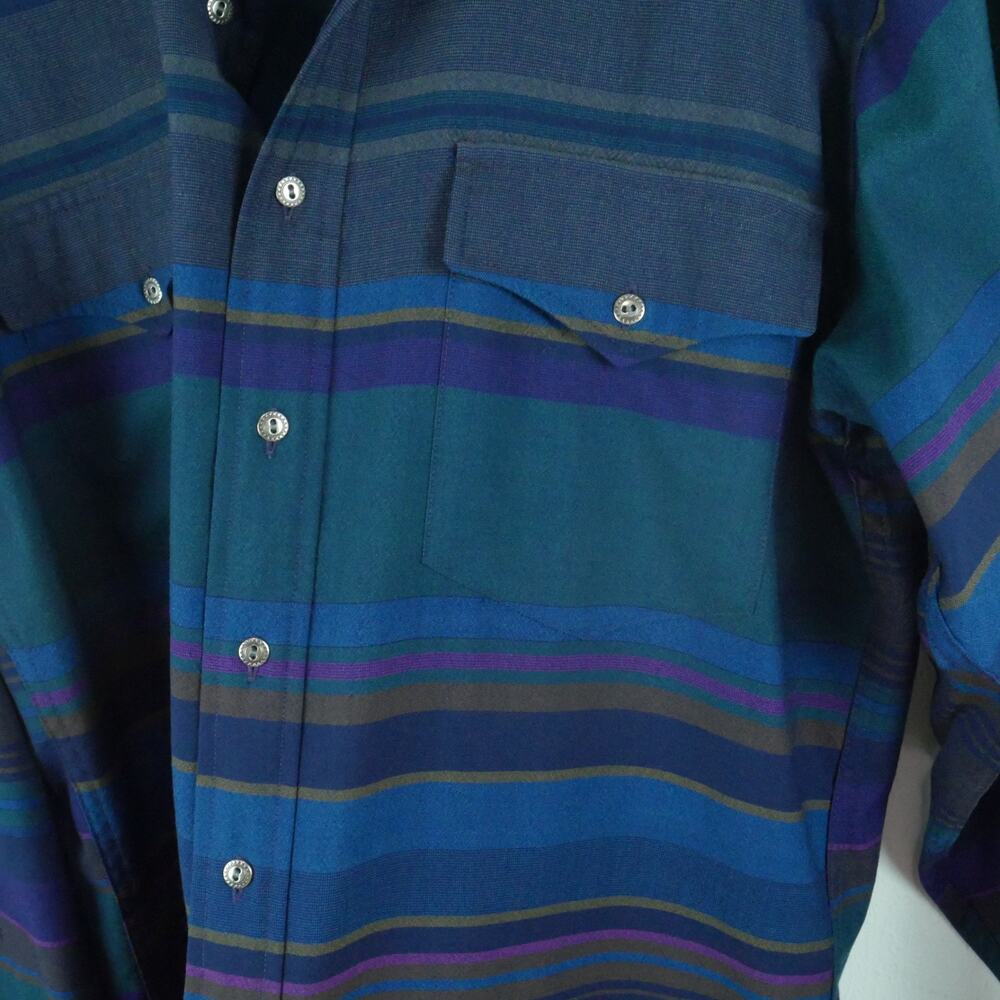 Vintage Pendleton Large Button Down Shirt 100% Wo… - image 6